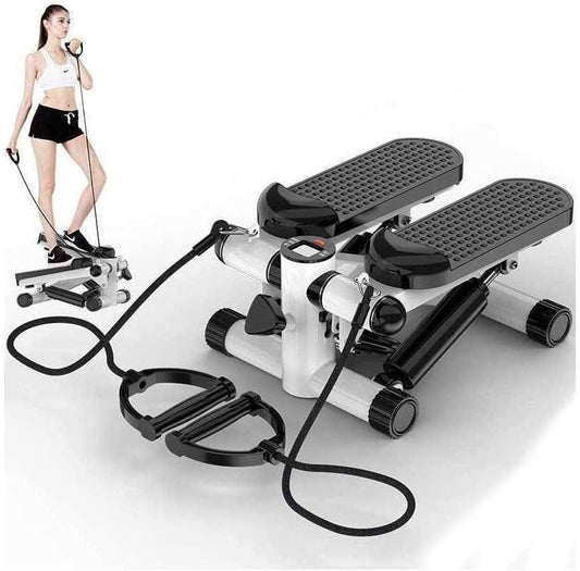 Mini Stepper Trainer Air Stepper Adjustable Pressure Exercise Machine with LCD Display for Stepping Fitness