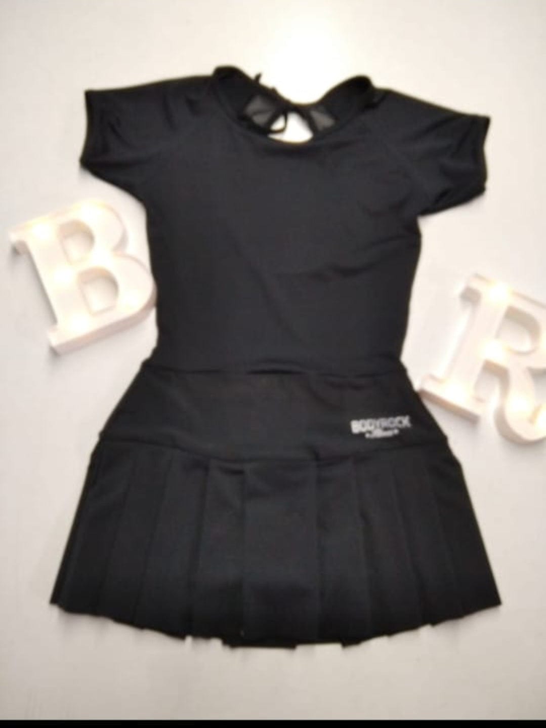 bodyrock Jumpsuits and rompers Negro Enterizo school skirt