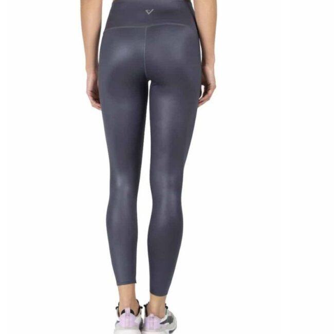 Vivacolor Activewear Leggings Large / Grey Premium High-Waisted Metallic Leggings - Upsize for Perfect Fit!