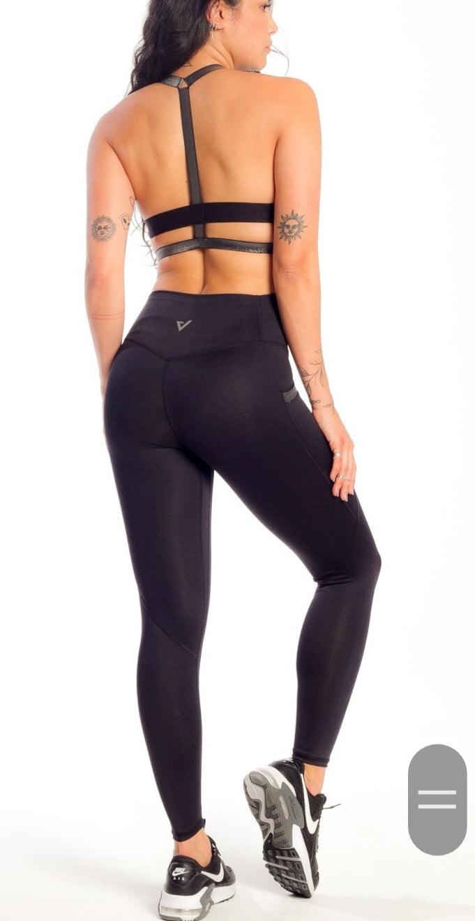 Vivacolor premium legging small / Black/Gold Enhance Your Workout Wardrobe with Mia Leggings - Versatile and Stylish