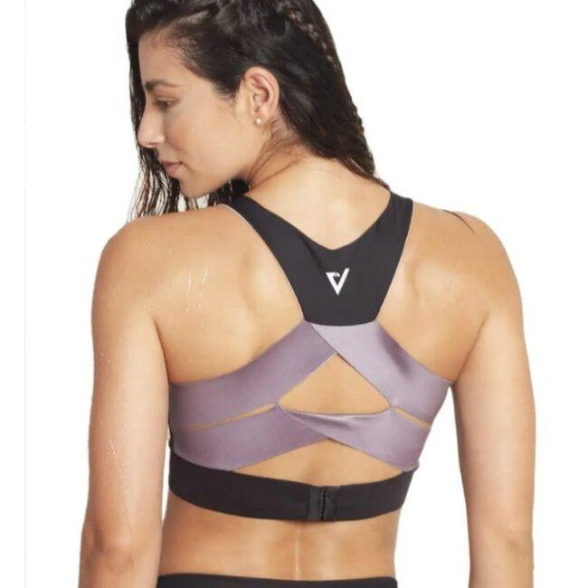 Vivacolor top bras and shirts Small / Purple Shop the Best Selection of Sports Bras on Shopify - Maximum Support, Secure Buckle Closure, Premium Fabrics!