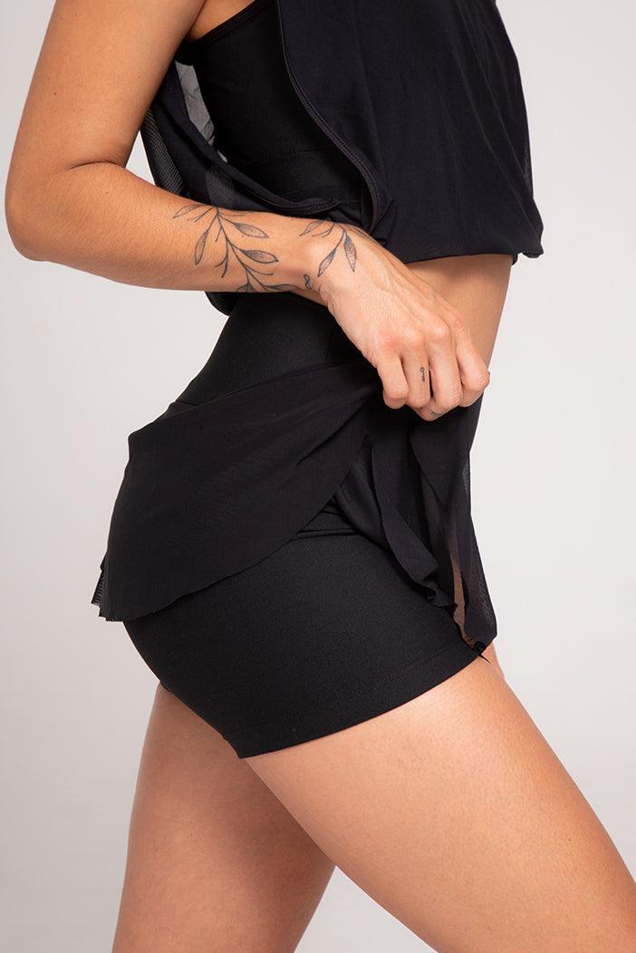 Vivacolor Vivacolor Small Versatile Polyester Mesh Skirt/Shorts - Stay Cool and Comfy On the Move!"