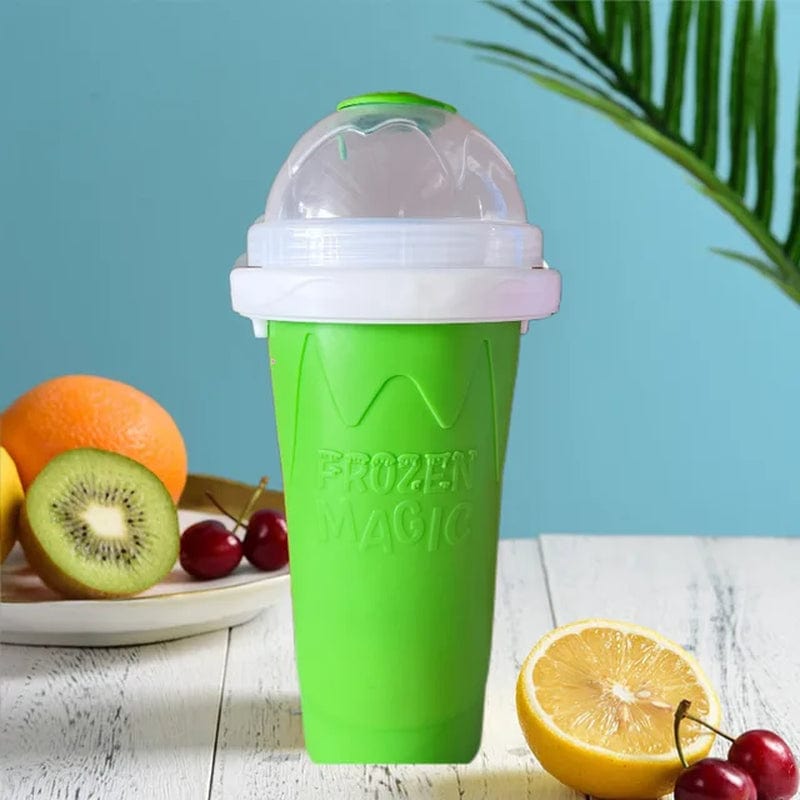 Capacity Slushy Cup Summer Squeeze Homemade Juice Water Bottle Quick-Frozen Smoothie Sand Cup Pinch Fast Cooling Magic Ice Cream