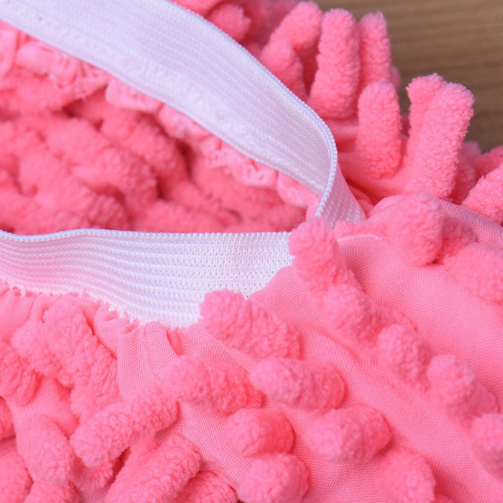 2Pcs Floor Cleaning Shoes Covers Slippers Foot Socks Mop Caps Multi-Function Lazy Microfiber Duster Cloth Household Cleaner Tool