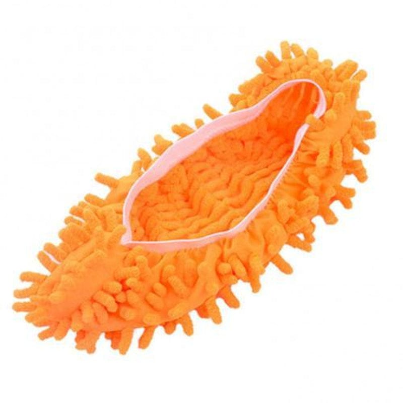 2Pcs Floor Cleaning Shoes Covers Slippers Foot Socks Mop Caps Multi-Function Lazy Microfiber Duster Cloth Household Cleaner Tool